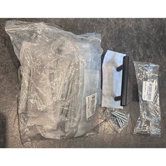 Probrico 10 Pack Flat Black Modern Cabinet Handles, Drawers T Bar, Dresser Pulls - Picture 8 of 8